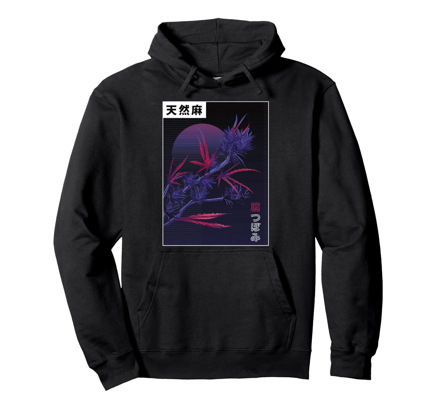 Lofi Tokyo Night Flora Aesthetic Hoodie - Fun Novelty Design Unisex - T-Shirt, Sweatshirt, Hoodie