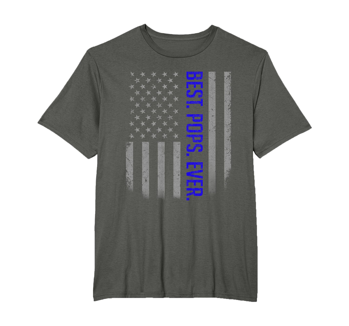 Best Pops Ever Us American Flag Gifts T-Shirt - Minimalist Print Men Women - T-Shirt, Sweatshirt, Hoodie