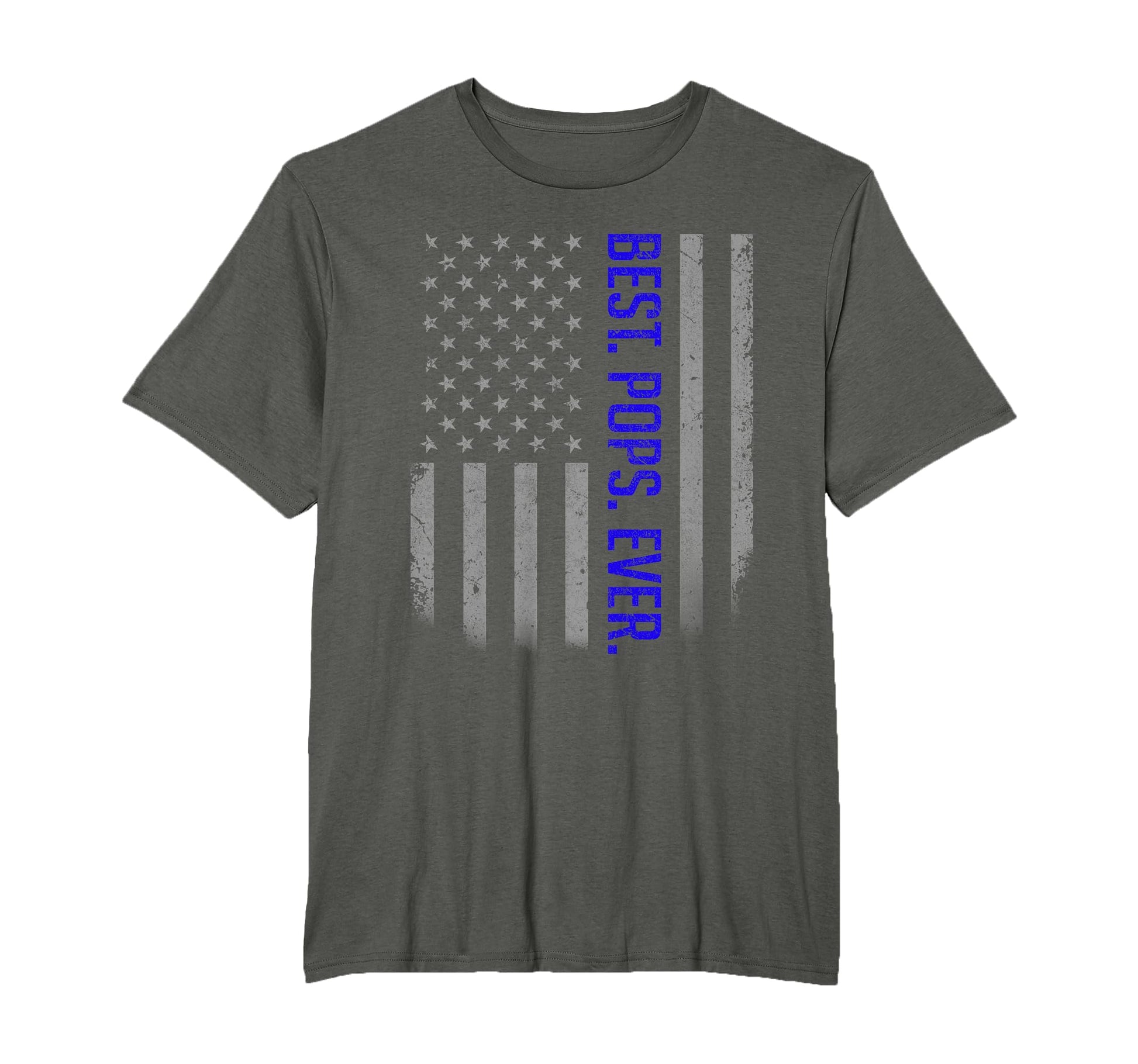 Best Pops Ever Us American Flag Gifts T-Shirt - Minimalist Print Men Women - T-Shirt, Sweatshirt, Hoodie