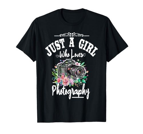 Womens Just Who Loves Photography T-Shirt - Custom Art Print for Adults - T-Shirt, Sweatshirt, Hoodie
