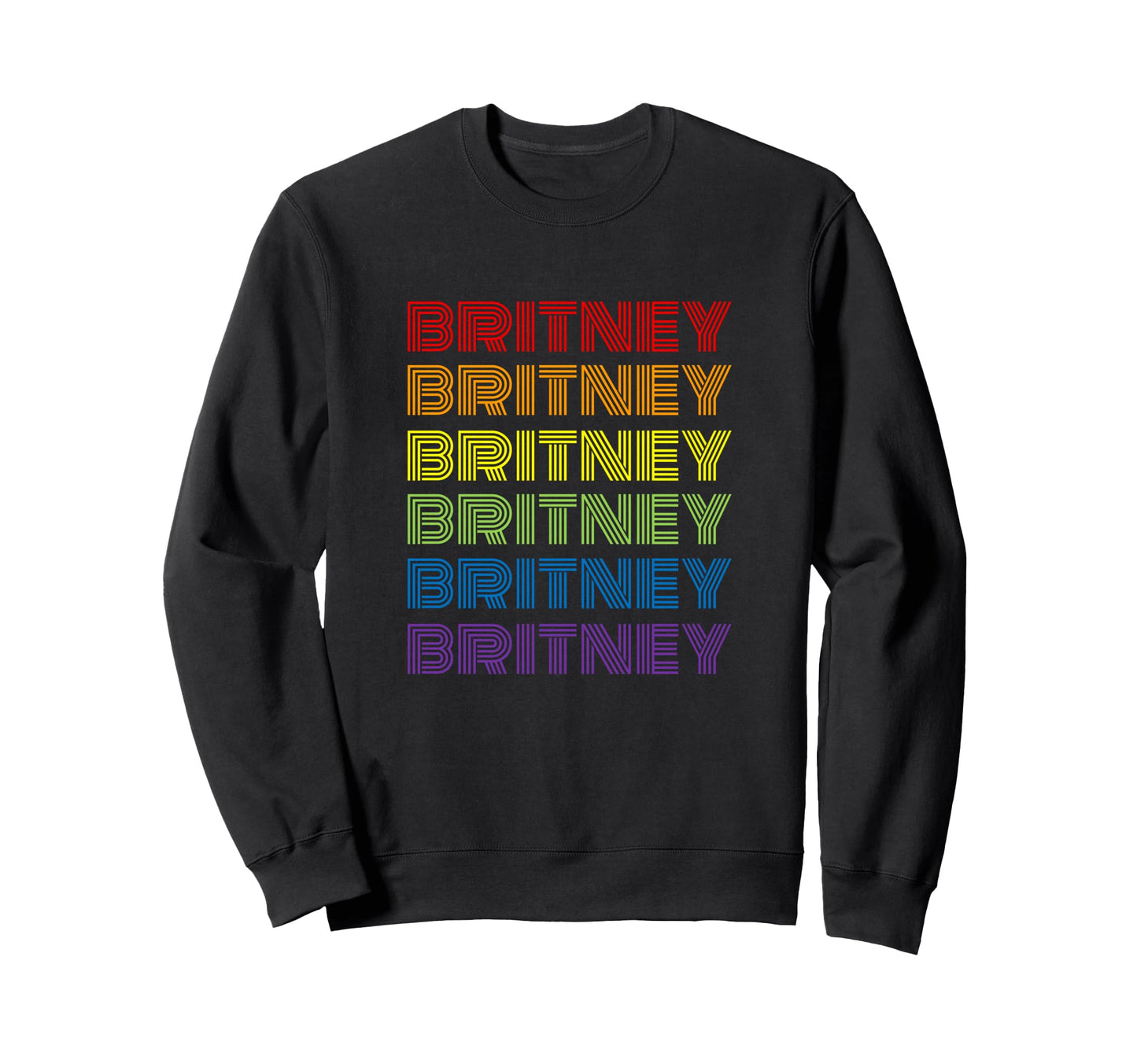 Britney Rainbow Sweatshirt - Graphic Print for Adults - T-Shirt, Sweatshirt, Hoodie