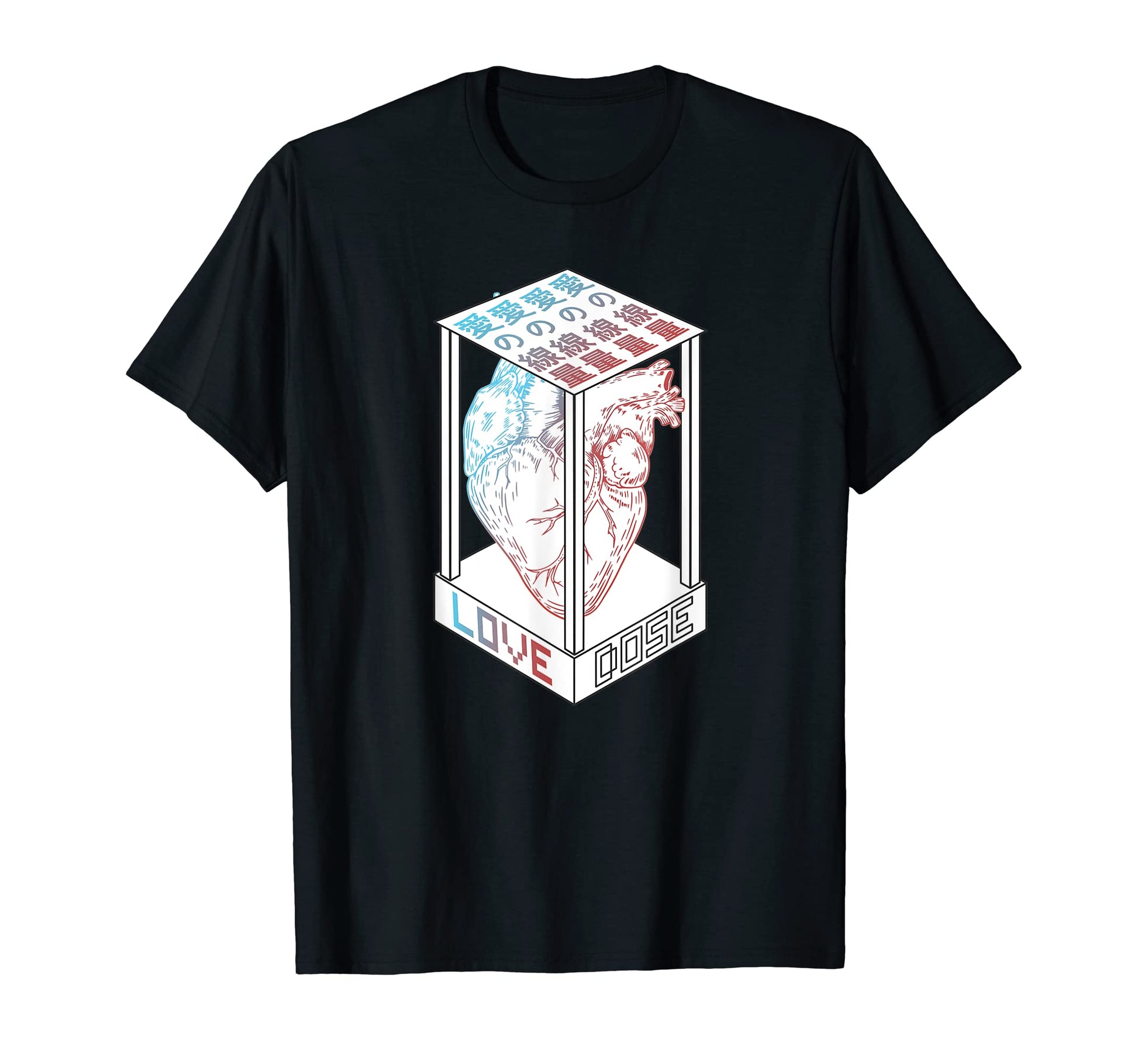 Love Dose Vaporwave Japanese T-Shirt - Casual Everyday Wear Men Women - T-Shirt, Sweatshirt, Hoodie