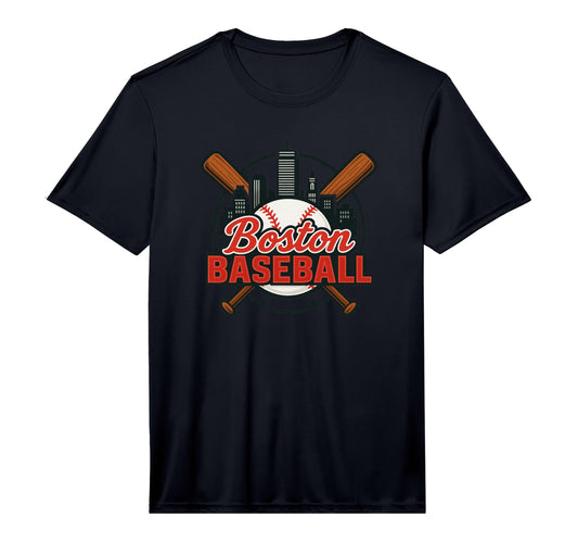 Baseball Fan And Boston Baseball T-Shirt - Novelty Apparel for Adults - T-Shirt, Sweatshirt, Hoodie