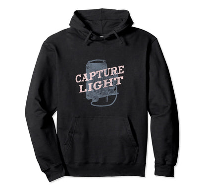 Photography Light Capture Camera Hoodie - Trendy Graphic Unisex - T-Shirt, Sweatshirt, Hoodie
