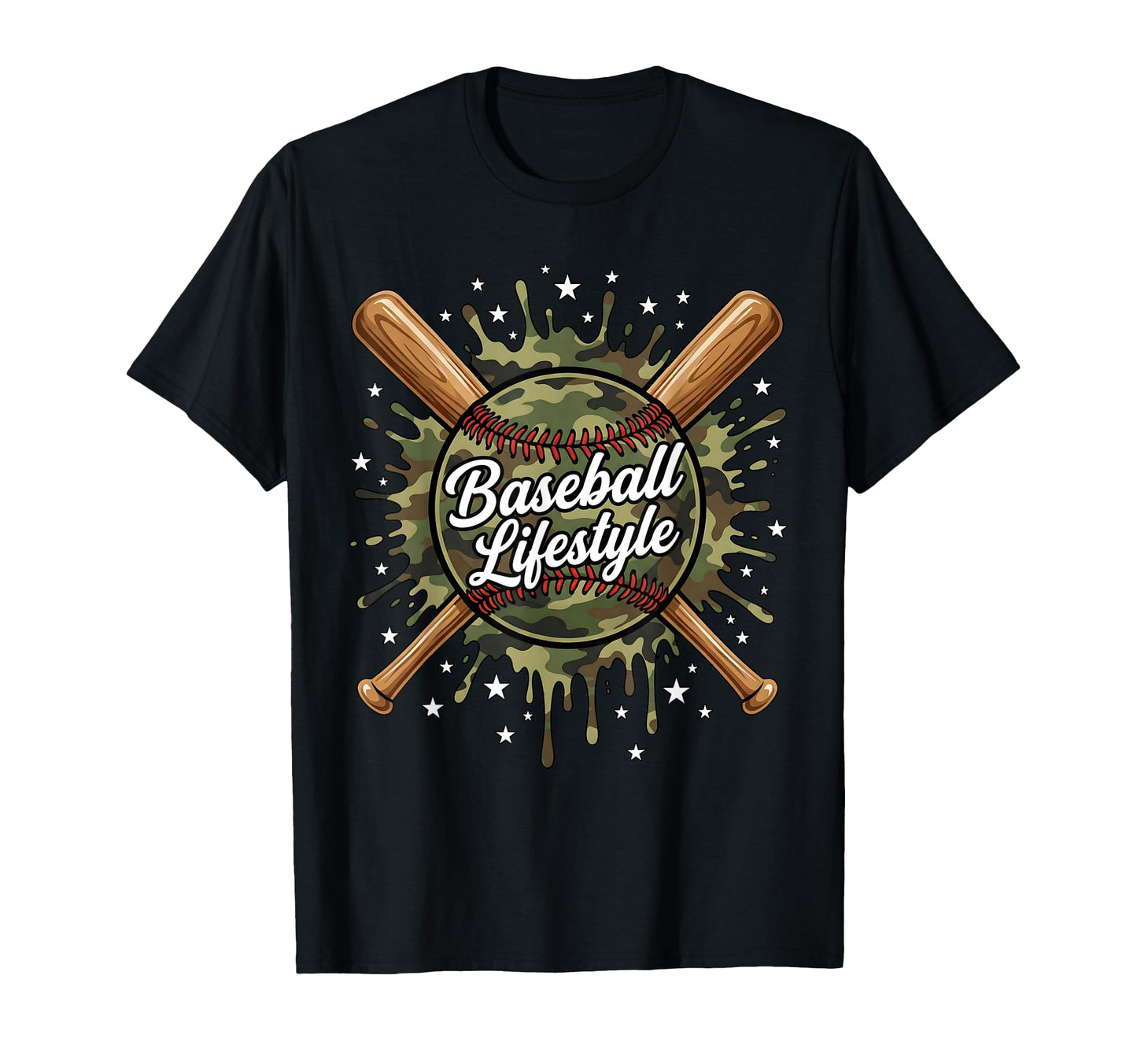 Baseball Lifestyle Sports Dad Birthday T-Shirt - Novelty Apparel Men Women - T-Shirt, Sweatshirt, Hoodie