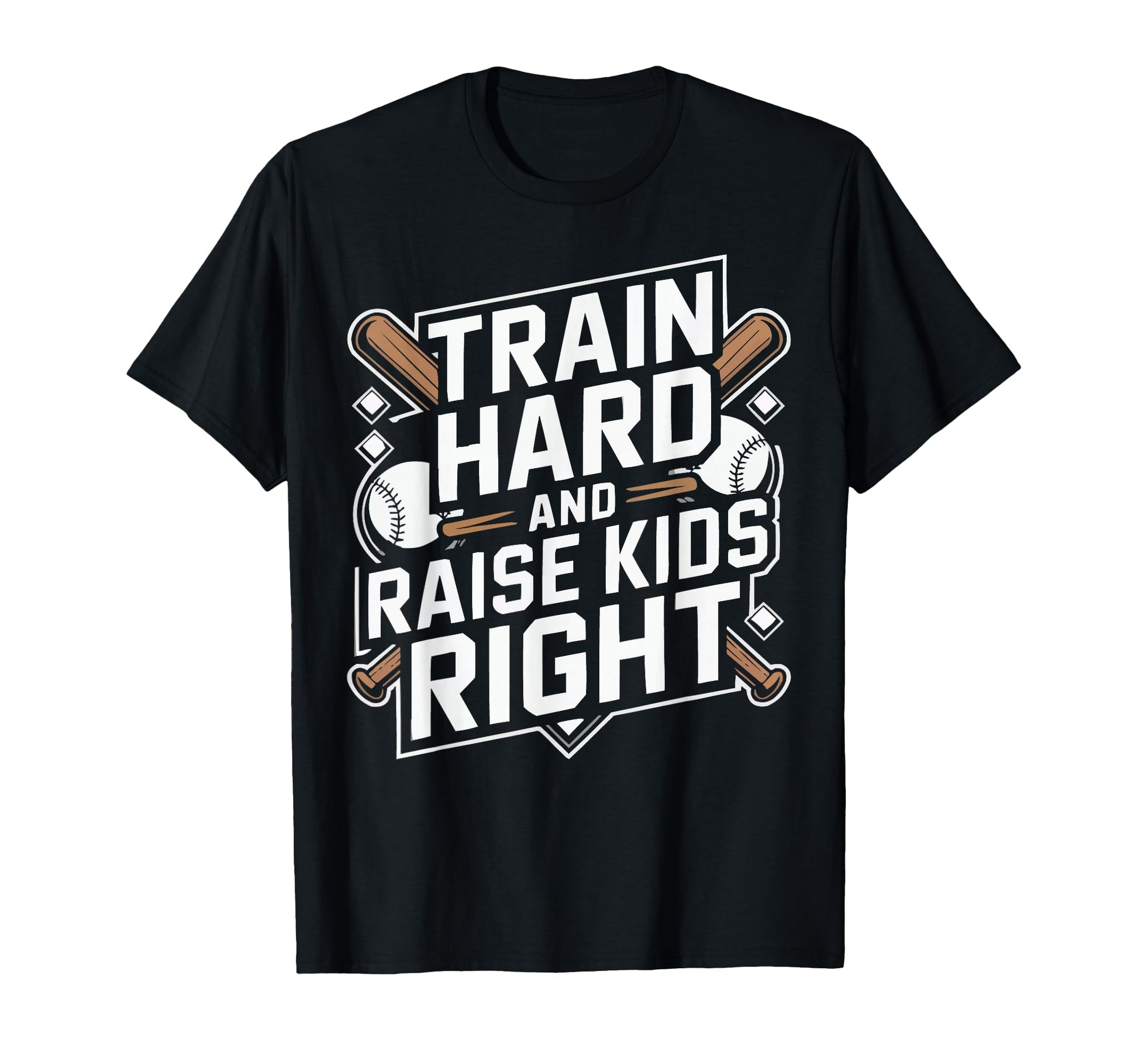 Baseball Dad Baseballer Daddy Baseball T-Shirt - Graphic Print for Adults - T-Shirt, Sweatshirt, Hoodie