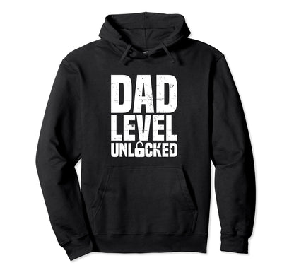 Video Game Gamer Dad Dad Level Hoodie - Fun Novelty Design for Adults - T-Shirt, Sweatshirt, Hoodie