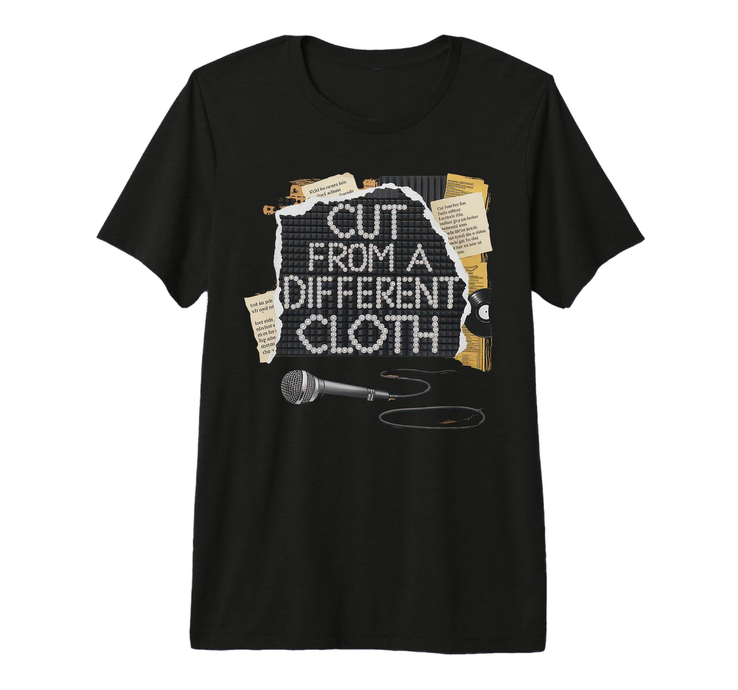 Cut From Different Cloth Urban Hip Hop T-Shirt - Unique Graphic for Adults - T-Shirt, Sweatshirt, Hoodie