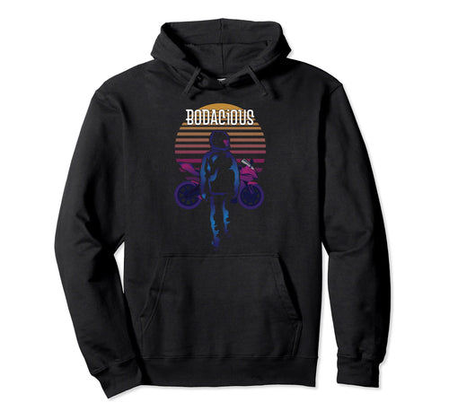80S Synthwave Motorcycle Gift Hoodie - Fun Novelty Design Men Women - T-Shirt, Sweatshirt, Hoodie