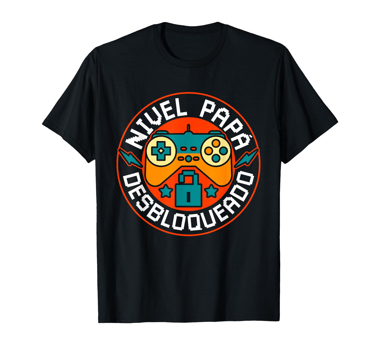 Level Dad Unlocked Gamer Fathers Day T-Shirt - Trendy Graphic Unisex - T-Shirt, Sweatshirt, Hoodie