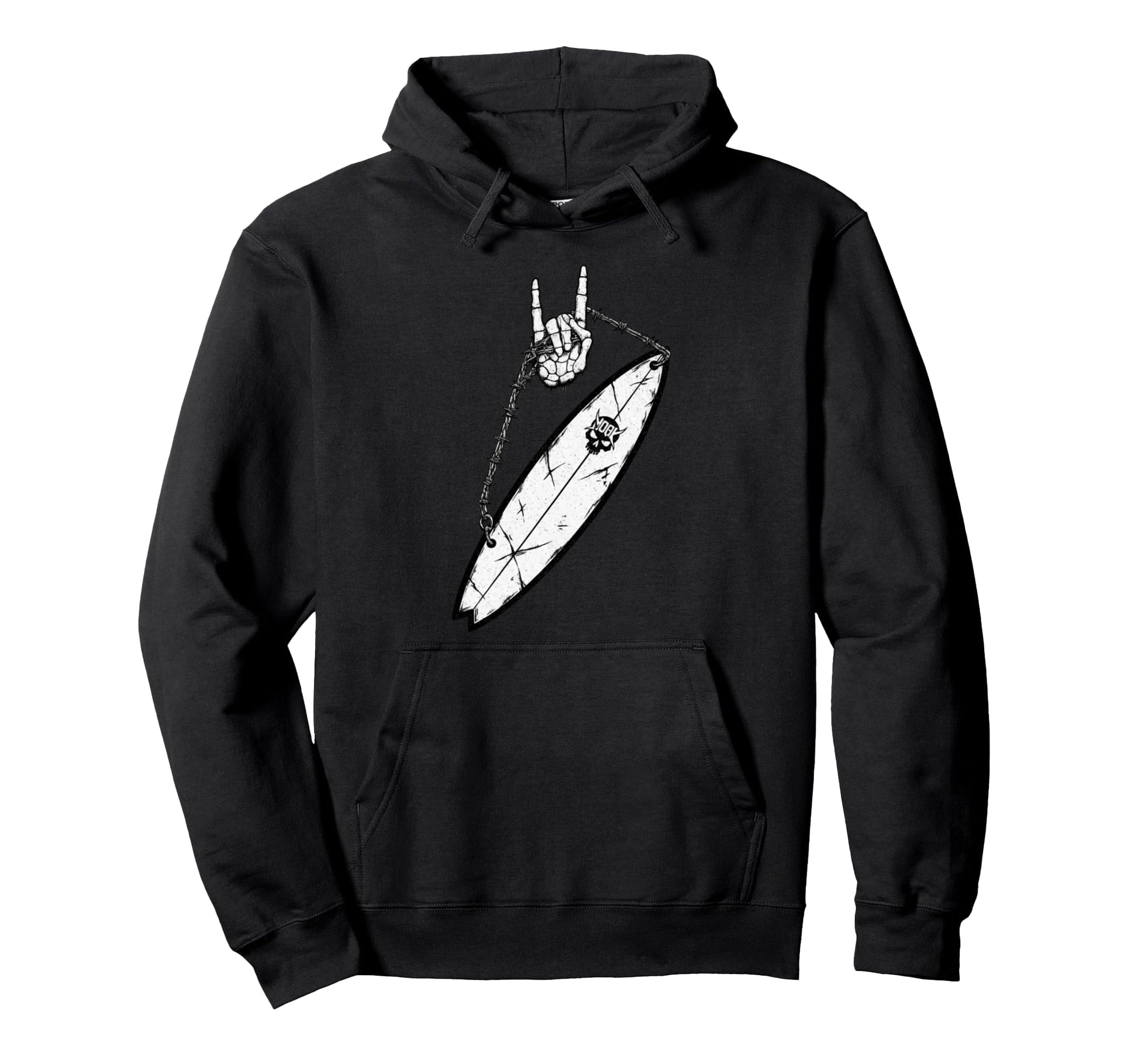 Surf Board Surfing Surfer 90S Alt Hoodie - Fun Novelty Design Men Women - T-Shirt, Sweatshirt, Hoodie