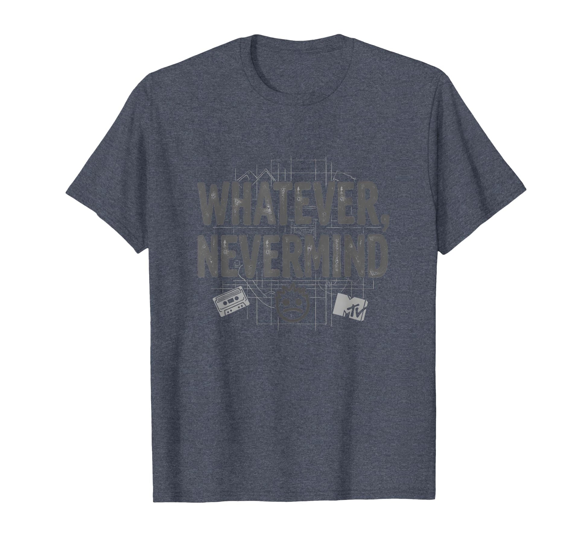 Whatever Nevermind Gen X Nostalgic 90S T-Shirt - Unique Graphic for Adults - T-Shirt, Sweatshirt, Hoodie