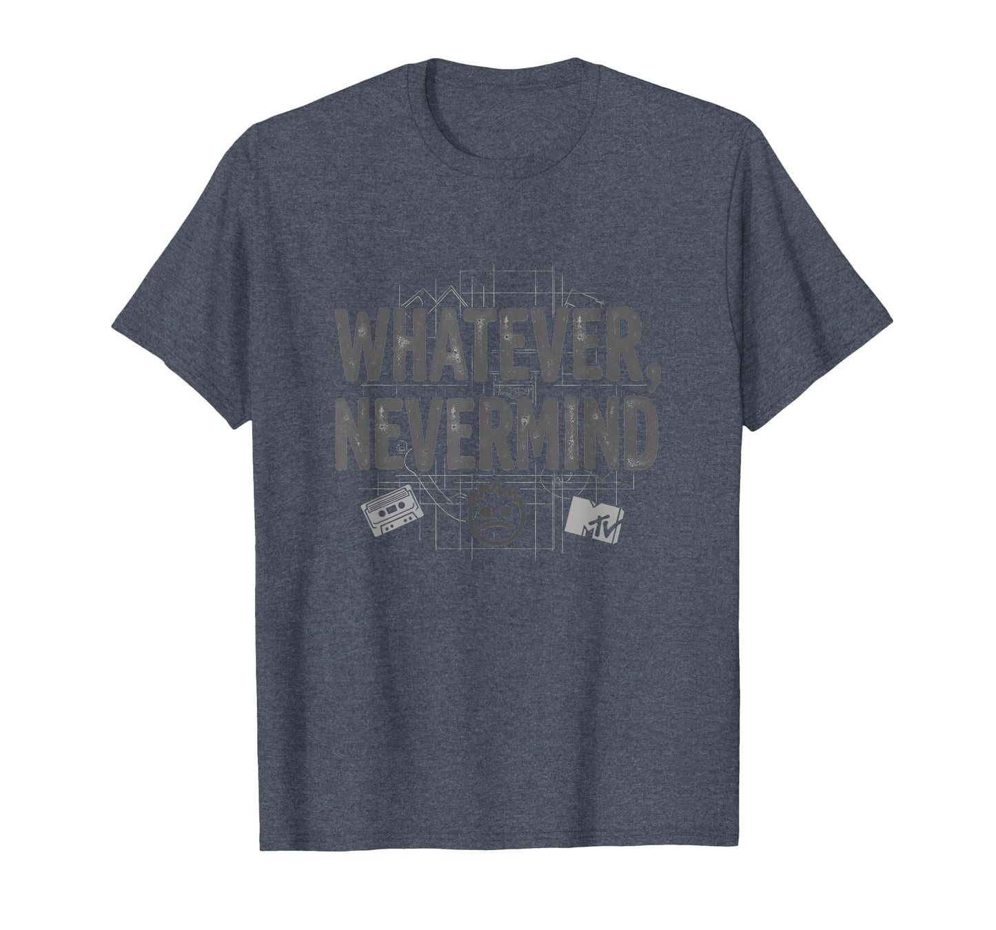 Whatever Nevermind Gen X Nostalgic T-Shirt - Aesthetic Graphic for Adults - T-Shirt, Sweatshirt, Hoodie