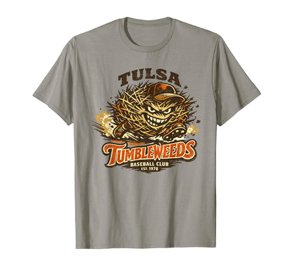 Tulsa Tumbleweeds Minor League Baseball T-Shirt - Graphic Print Men Women - T-Shirt, Sweatshirt, Hoodie