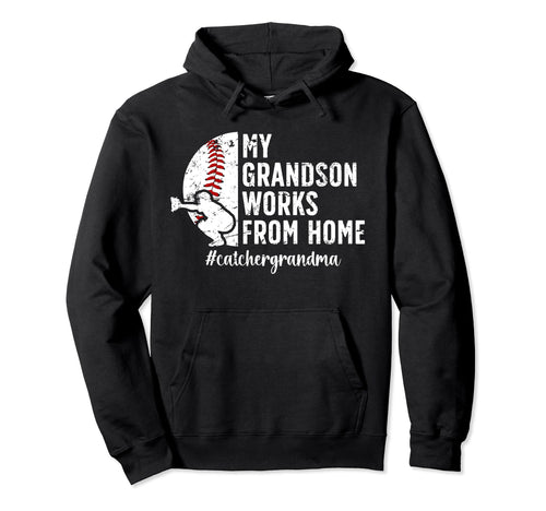 Baseball Catcher Grandma Funny Grandma Hoodie - Trendy Graphic Men Women - T-Shirt, Sweatshirt, Hoodie
