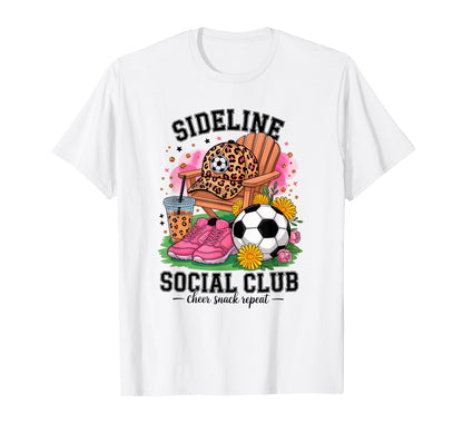 Sideline Social Club Soccer Mom Game T-Shirt - Fun Novelty Design Unisex - T-Shirt, Sweatshirt, Hoodie