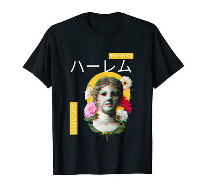 Vaporwave Statue Aesthetic Art Glitch T-Shirt - Unique Graphic Unisex - T-Shirt, Sweatshirt, Hoodie