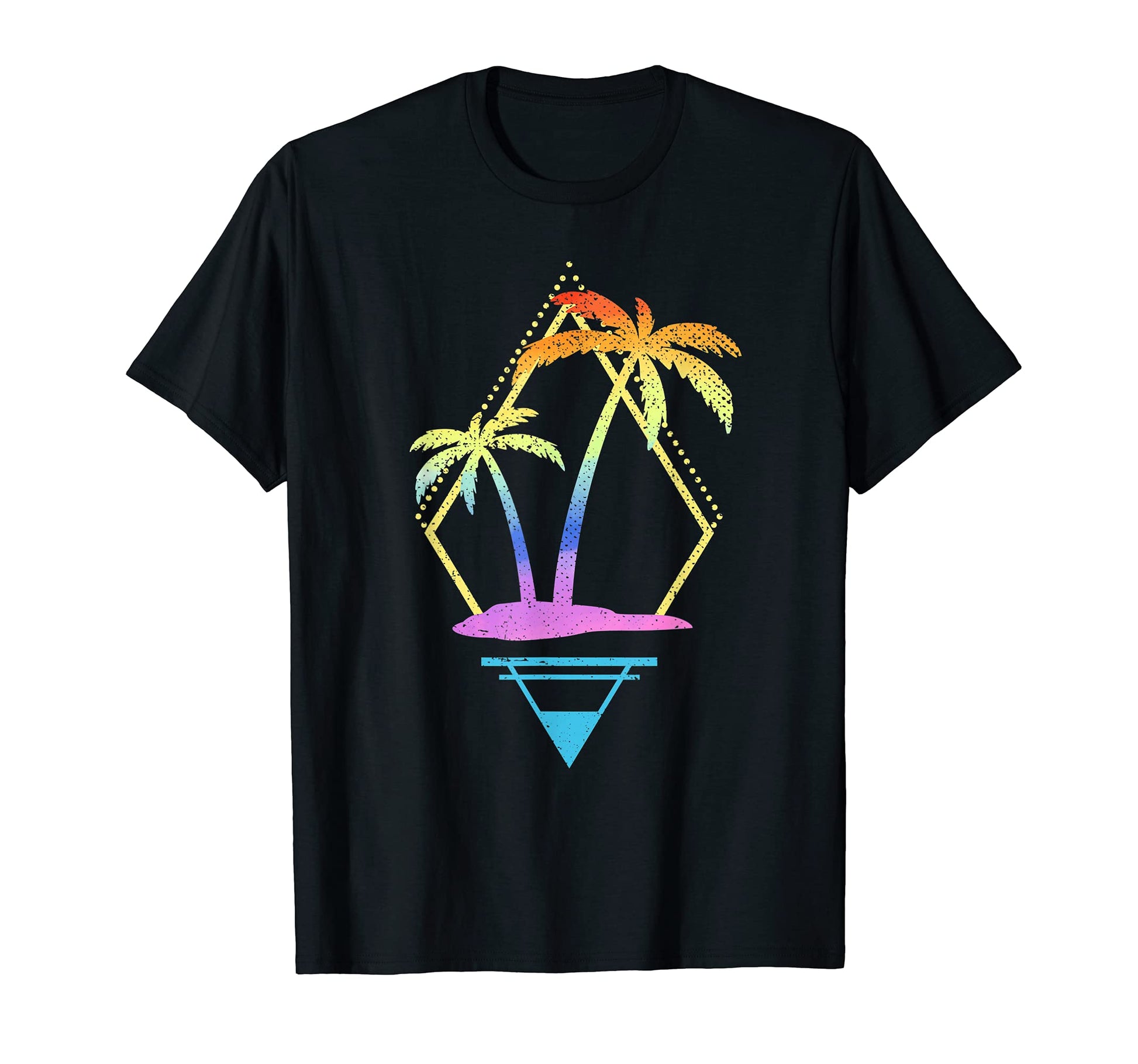 Art Palm Trees 90S 80S Aesthetic T-Shirt - Graphic Print Men Women - T-Shirt, Sweatshirt, Hoodie