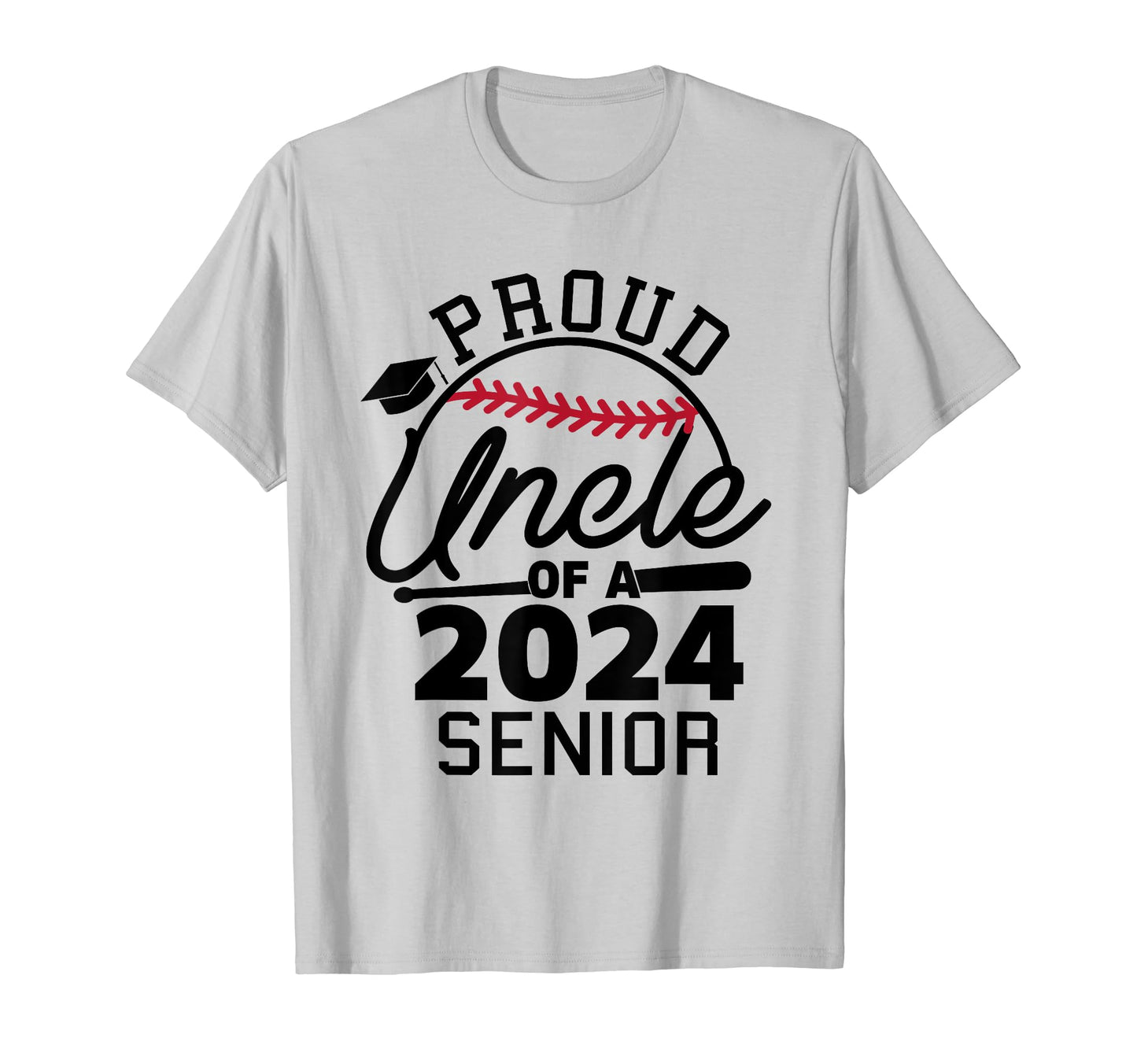 Proud Uncle 2024 Senior Baseball T-Shirt - Novelty Apparel Men Women - T-Shirt, Sweatshirt, Hoodie