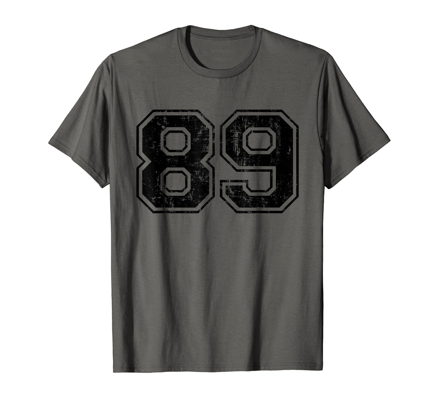 Number 89 Varsity Distressed Sport T-Shirt - Aesthetic Graphic Men Women - T-Shirt, Sweatshirt, Hoodie