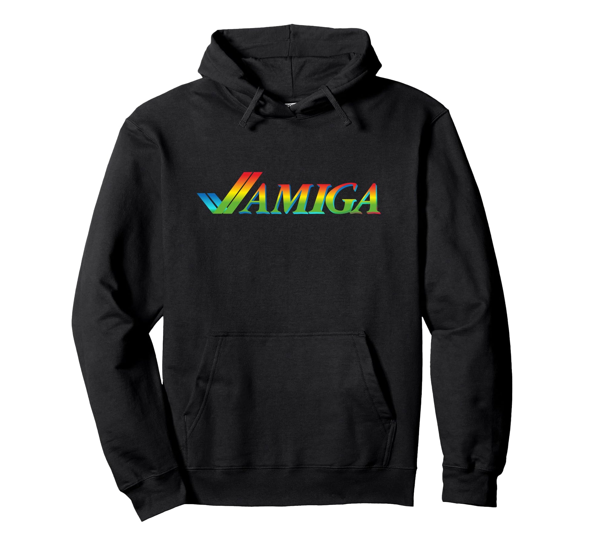 Amiga Tick Rainbow Computer Hoodie - Aesthetic Graphic Unisex - T-Shirt, Sweatshirt, Hoodie