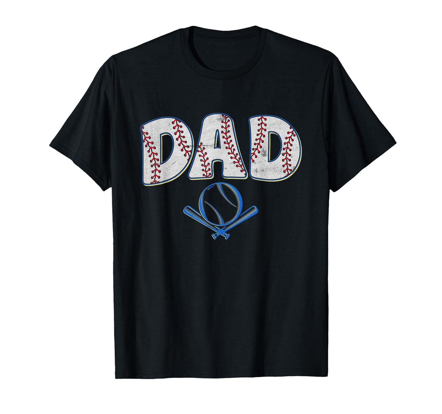Baseball Dad Happy Fathers Day T-Shirt - Unique Graphic for Adults - T-Shirt, Sweatshirt, Hoodie
