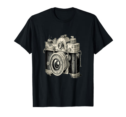 Camera T-Shirt - Graphic Print Men Women - T-Shirt, Sweatshirt, Hoodie