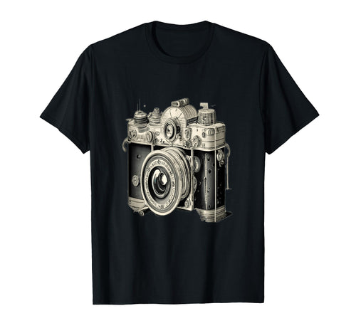 Camera T-Shirt - Graphic Print Men Women - T-Shirt, Sweatshirt, Hoodie