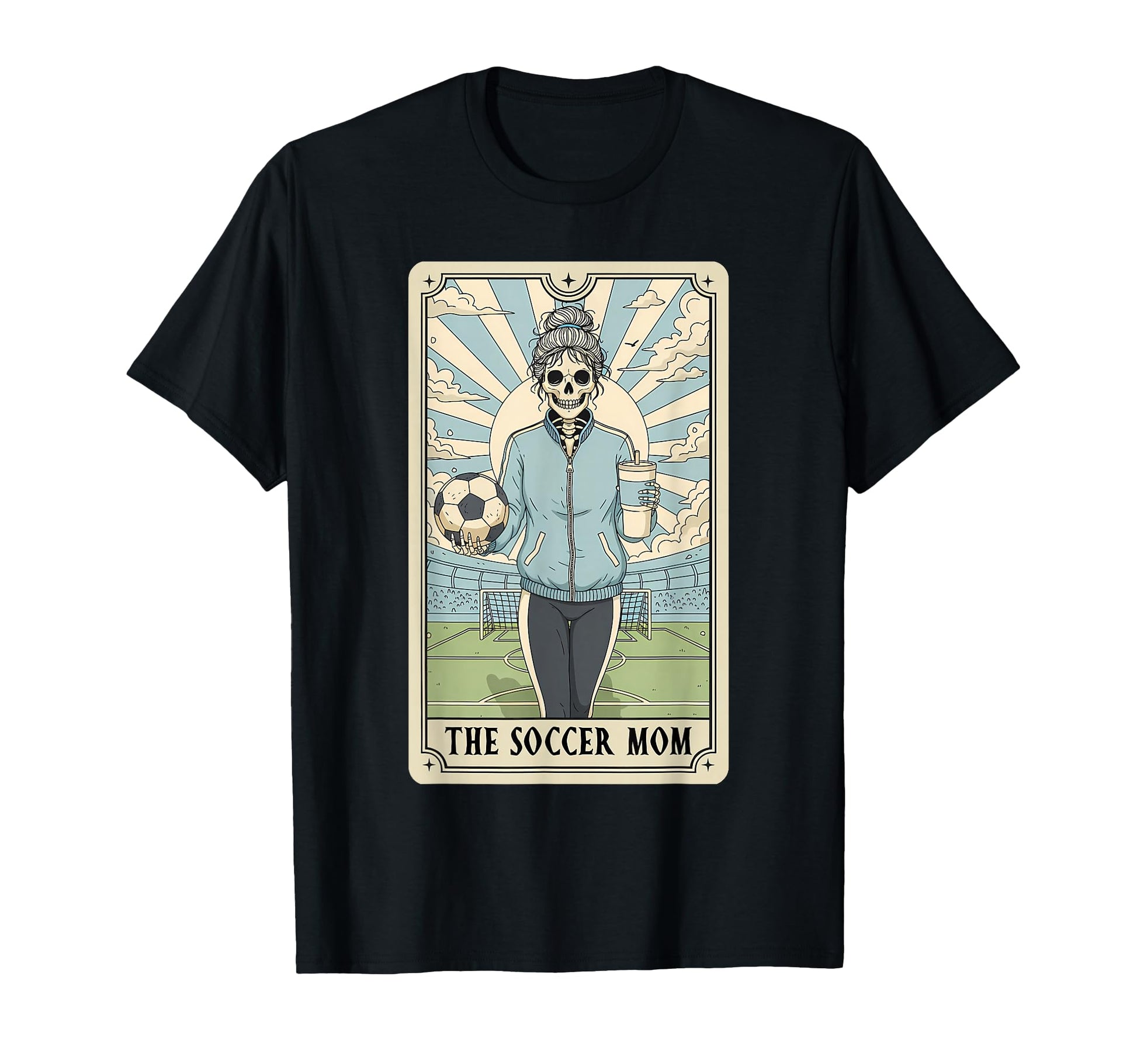 Soccer Mom Tarot Card Soccer Mama T-Shirt - Novelty Apparel Unisex - T-Shirt, Sweatshirt, Hoodie