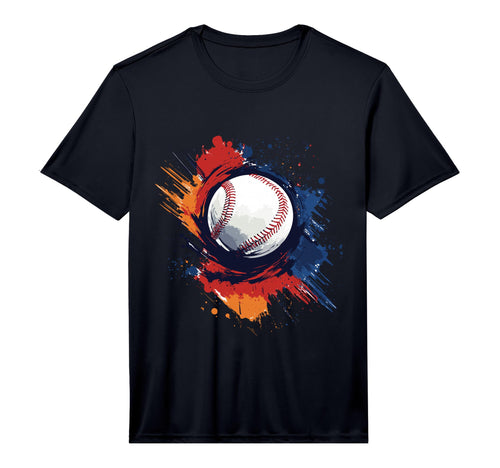 Colorful American Baseball Team T-Shirt - Novelty Apparel Men Women - T-Shirt, Sweatshirt, Hoodie
