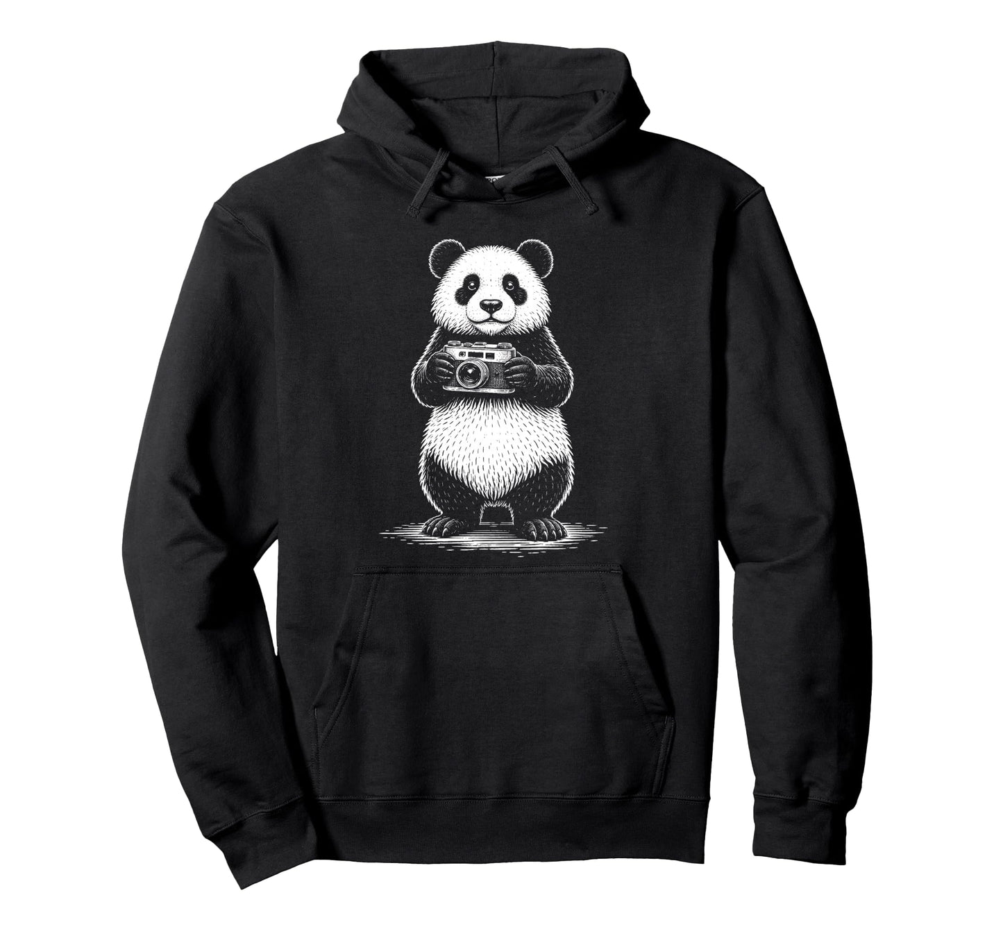 Panda Photographer Camera Photography Hoodie - Trendy Graphic Men Women - T-Shirt, Sweatshirt, Hoodie