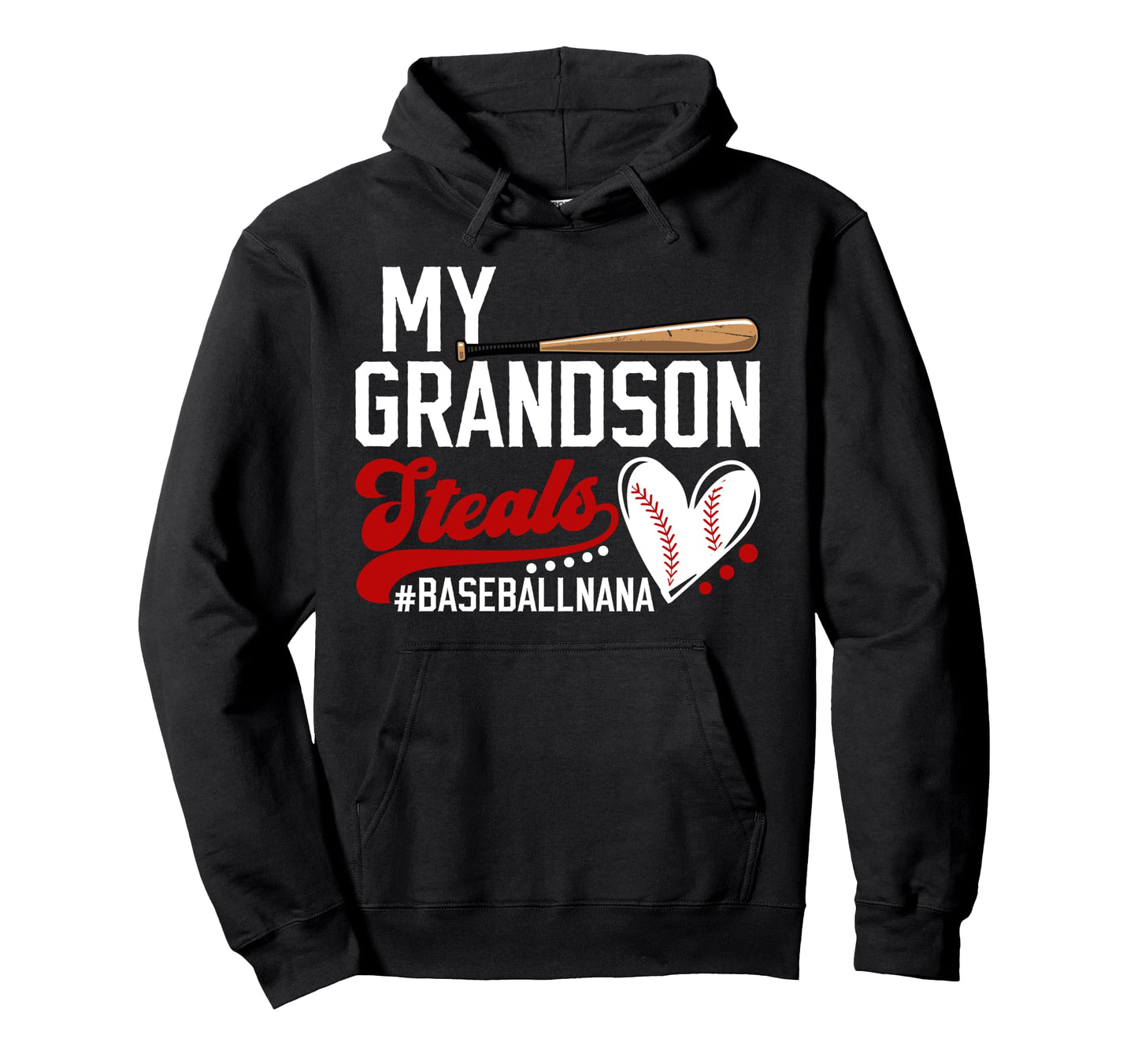 Baseball Nana Grandma Funny Nana Baseball Hoodie - Streetwear Style Unisex - T-Shirt, Sweatshirt, Hoodie