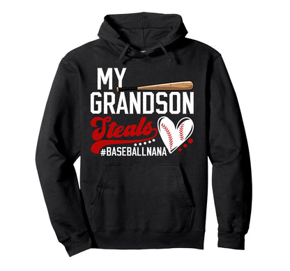 Baseball Nana Grandma Funny Nana Baseball Hoodie - Streetwear Style Unisex - T-Shirt, Sweatshirt, Hoodie