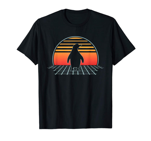 Penguin 70S 80S Animal Vaporwave T-Shirt - Streetwear Style Unisex - T-Shirt, Sweatshirt, Hoodie