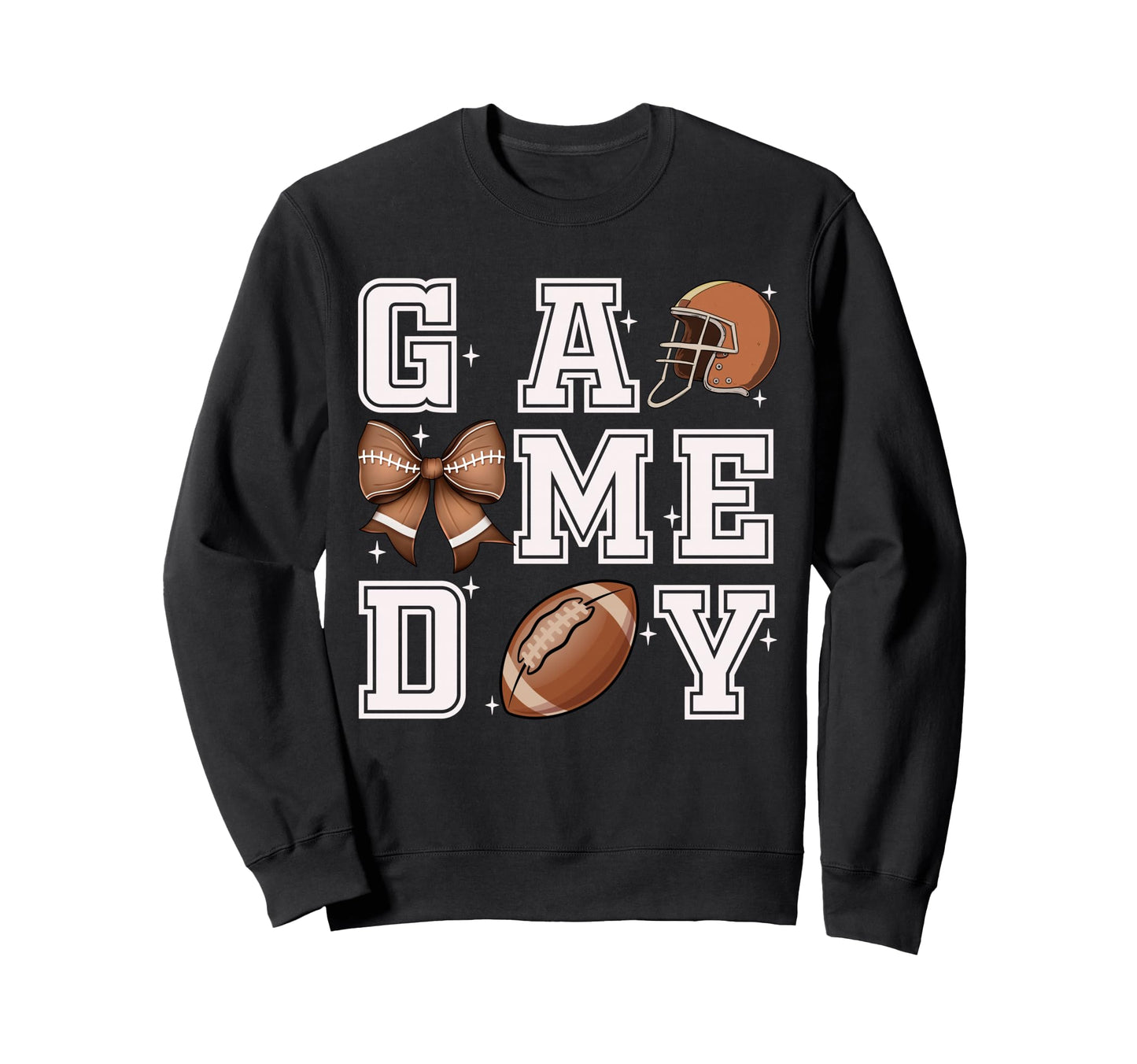 Football Coquette Bow Gameday Sweatshirt - Aesthetic Graphic Men Women - T-Shirt, Sweatshirt, Hoodie