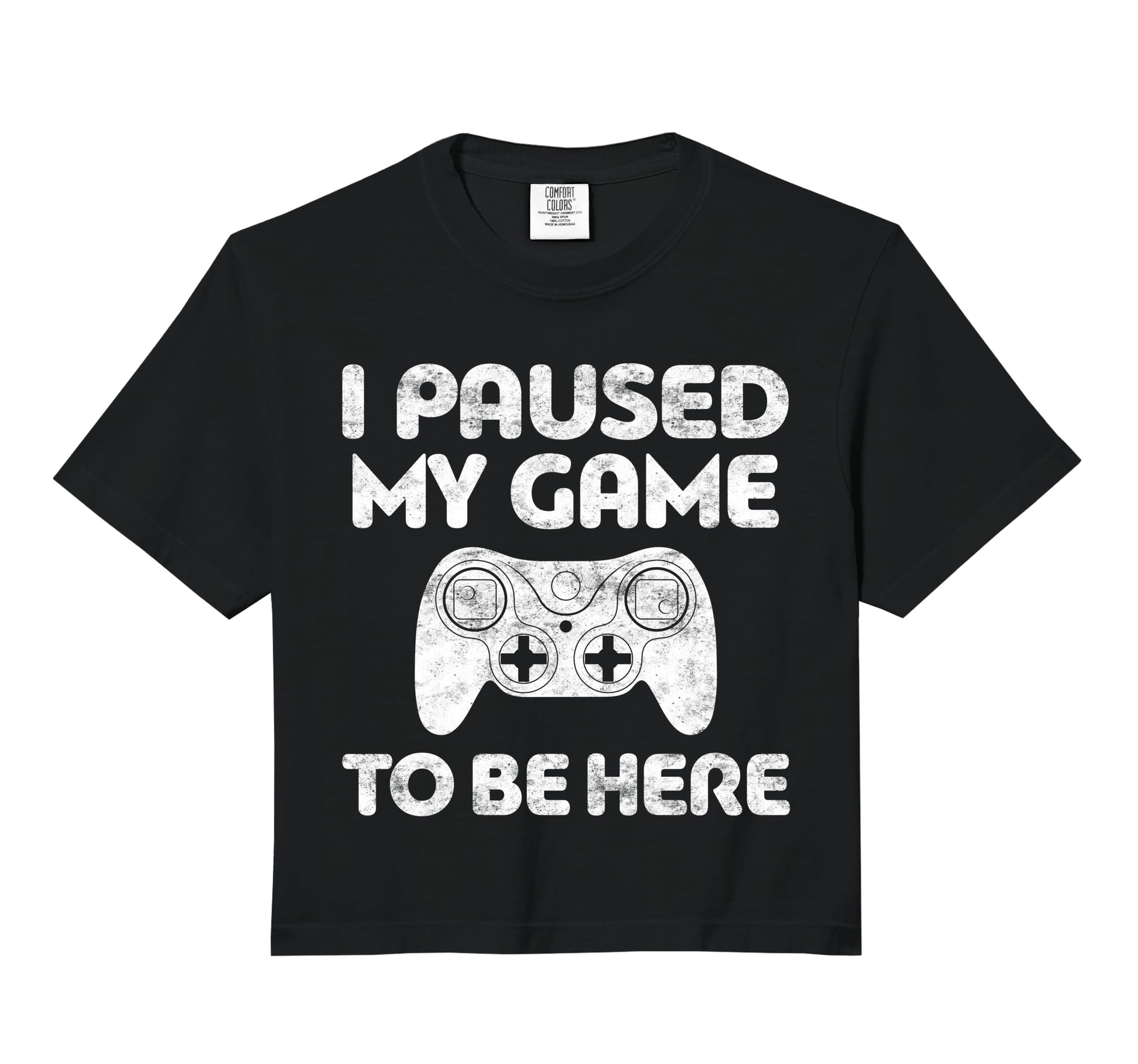 I Paused My Game To Be Here Video Hoodie - Custom Art Print Men Women - T-Shirt, Sweatshirt, Hoodie
