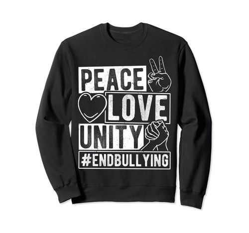 Peace Love Unity Friends Spread Sweatshirt - Aesthetic Graphic for Adults - T-Shirt, Sweatshirt, Hoodie