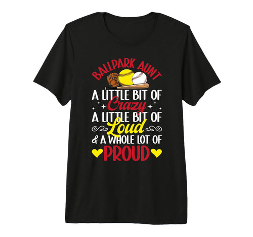 Ballpark Aunt Definition Baseball T-Shirt - Novelty Apparel Men Women - T-Shirt, Sweatshirt, Hoodie