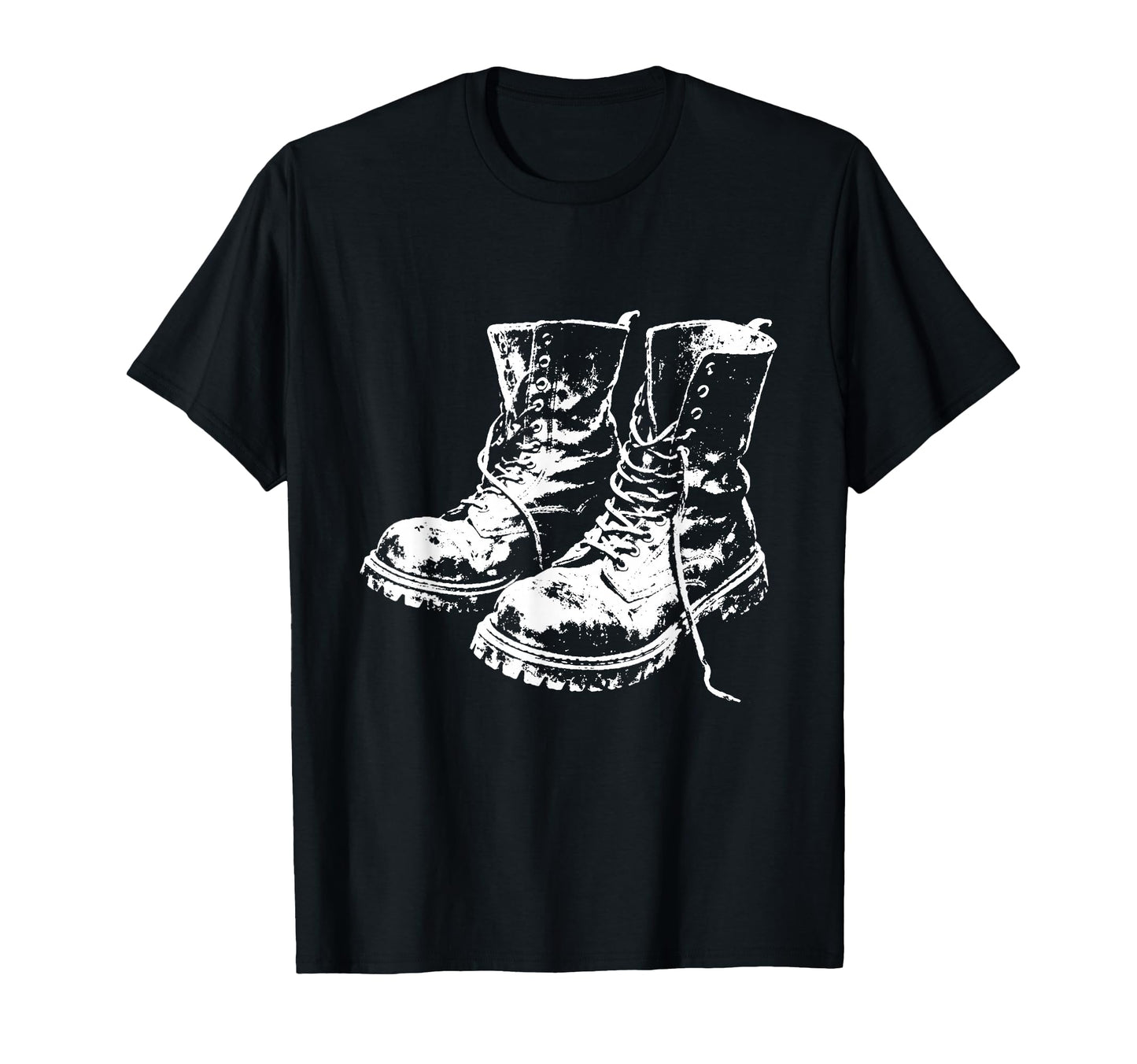 Punk Rock Combat Boots 90S Grunge T-Shirt - Casual Everyday Wear Men Women - T-Shirt, Sweatshirt, Hoodie