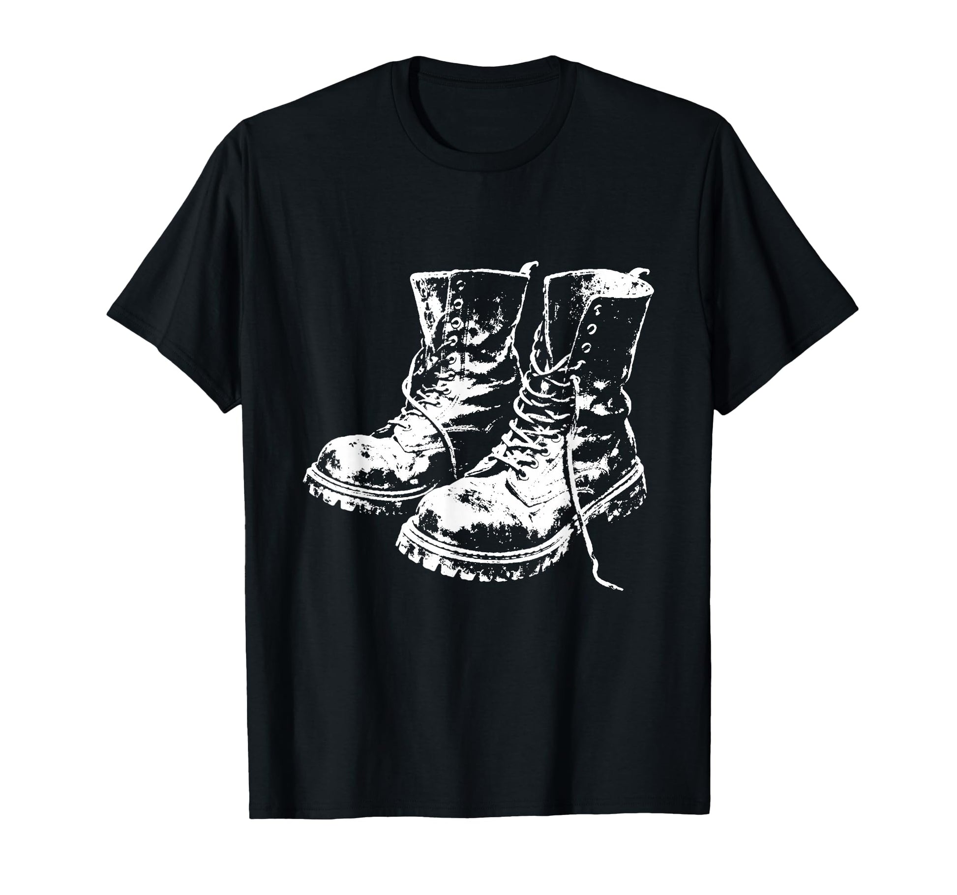 Punk Rock Combat Boots 90S Grunge T-Shirt - Casual Everyday Wear Men Women - T-Shirt, Sweatshirt, Hoodie
