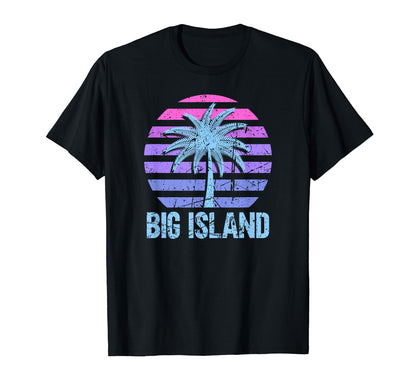 Big Island Vacation Vaporwave T-Shirt - Custom Art Print Men Women - T-Shirt, Sweatshirt, Hoodie