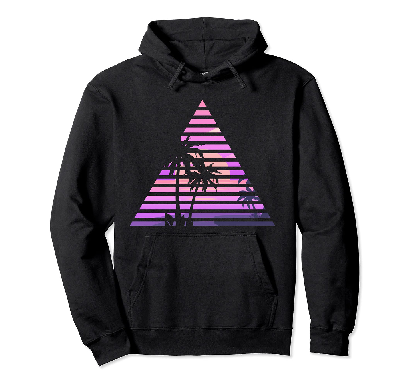 Palm Tree 90S Vaporwave Aesthetic 80S Hoodie - Aesthetic Graphic Men Women - T-Shirt, Sweatshirt, Hoodie