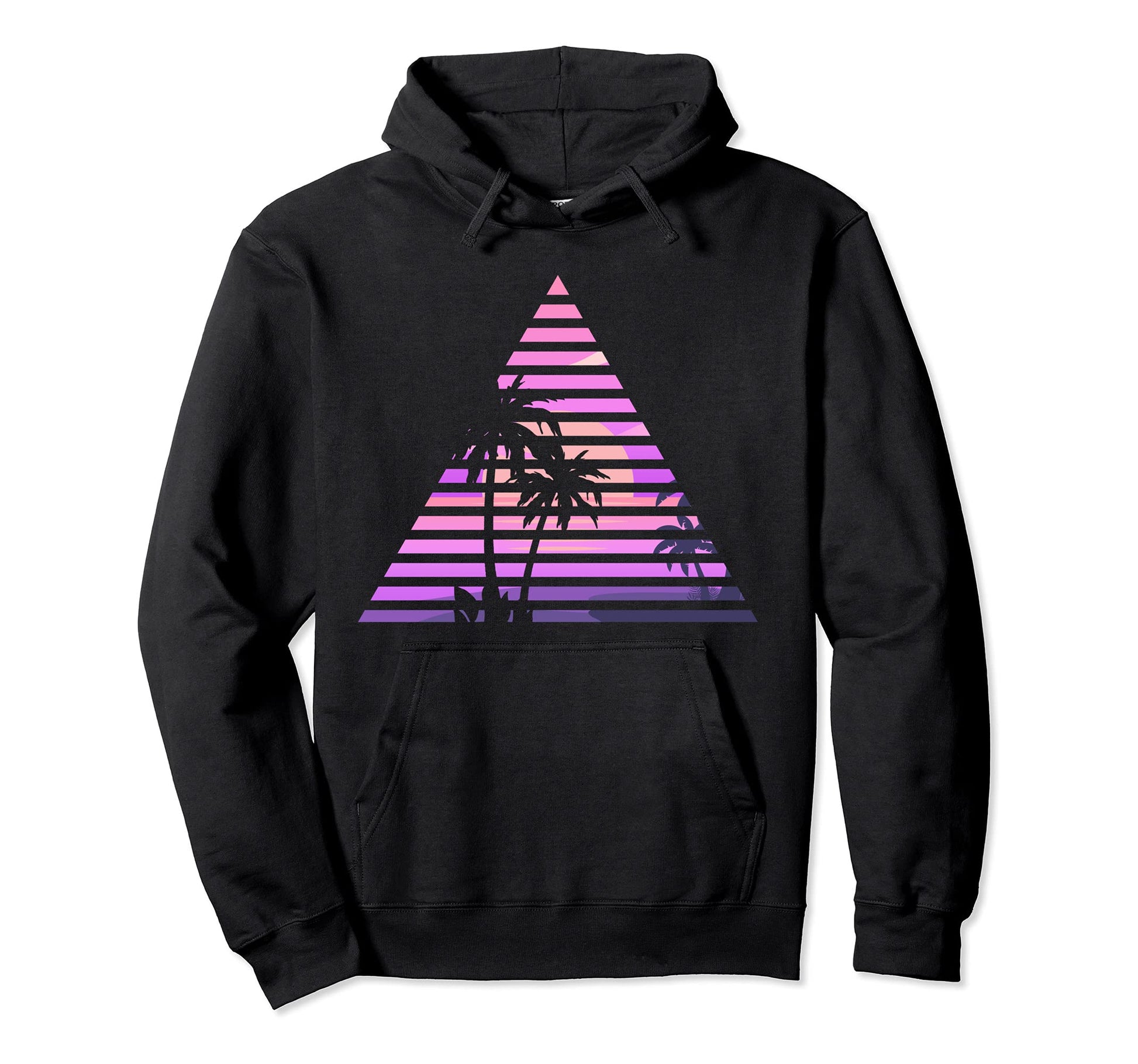 Palm Tree 90S Vaporwave Aesthetic 80S Hoodie - Aesthetic Graphic Men Women - T-Shirt, Sweatshirt, Hoodie