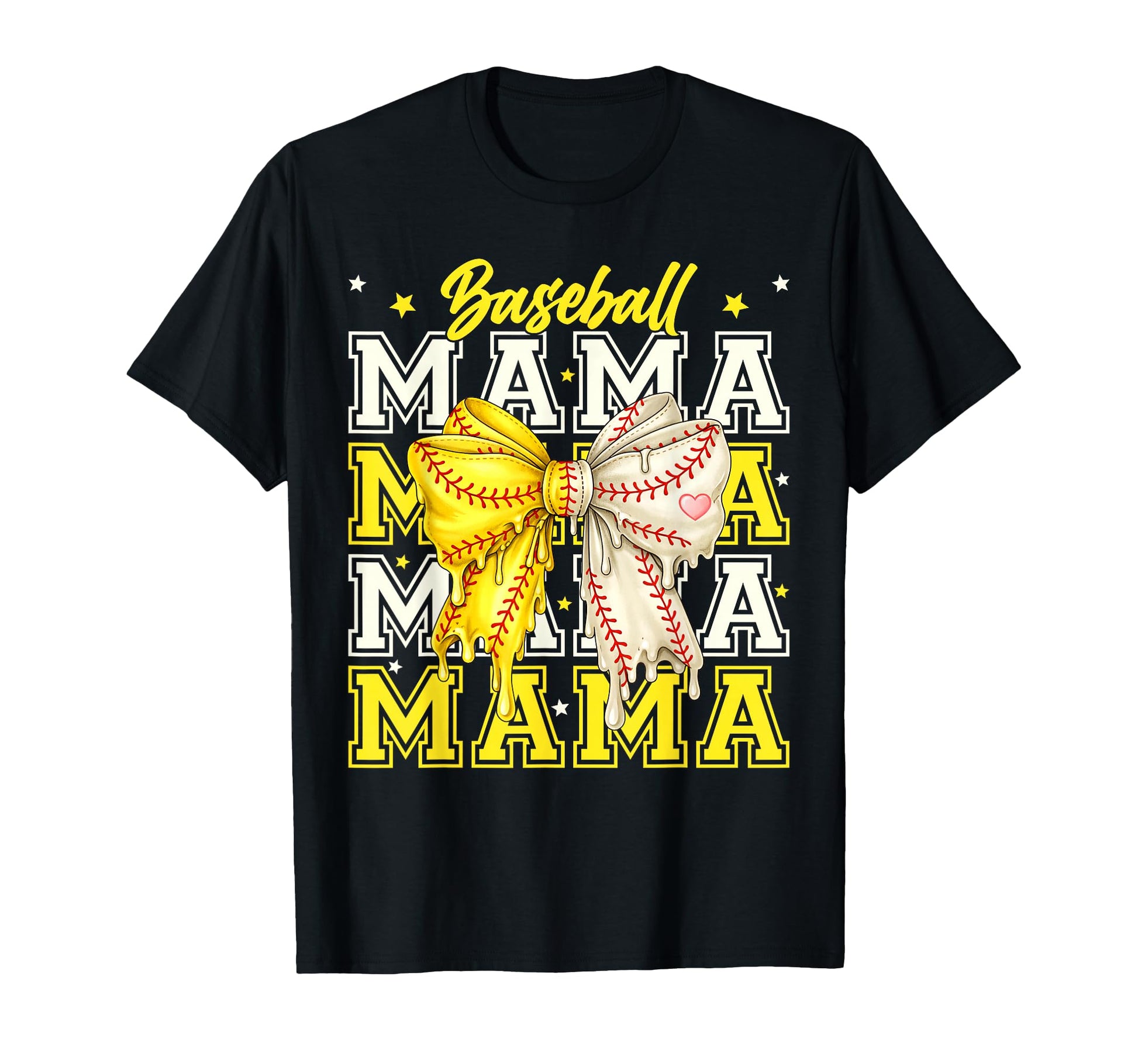 Baseball Softball Bow Coquette T-Shirt - Fun Novelty Design Unisex - T-Shirt, Sweatshirt, Hoodie