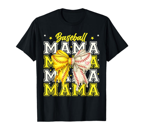 Baseball Softball Bow Coquette T-Shirt - Fun Novelty Design Unisex - T-Shirt, Sweatshirt, Hoodie