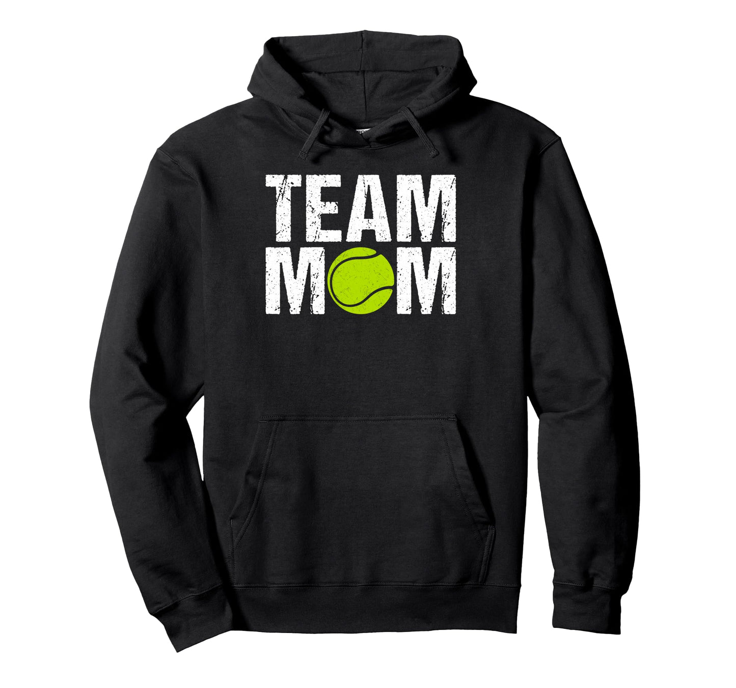 Team Mom Tennis Game Day Sports Hoodie - Casual Everyday Wear for Adults - T-Shirt, Sweatshirt, Hoodie
