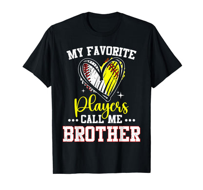 My Favorite Baseball Softball Players T-Shirt - Unique Graphic for Adults - T-Shirt, Sweatshirt, Hoodie