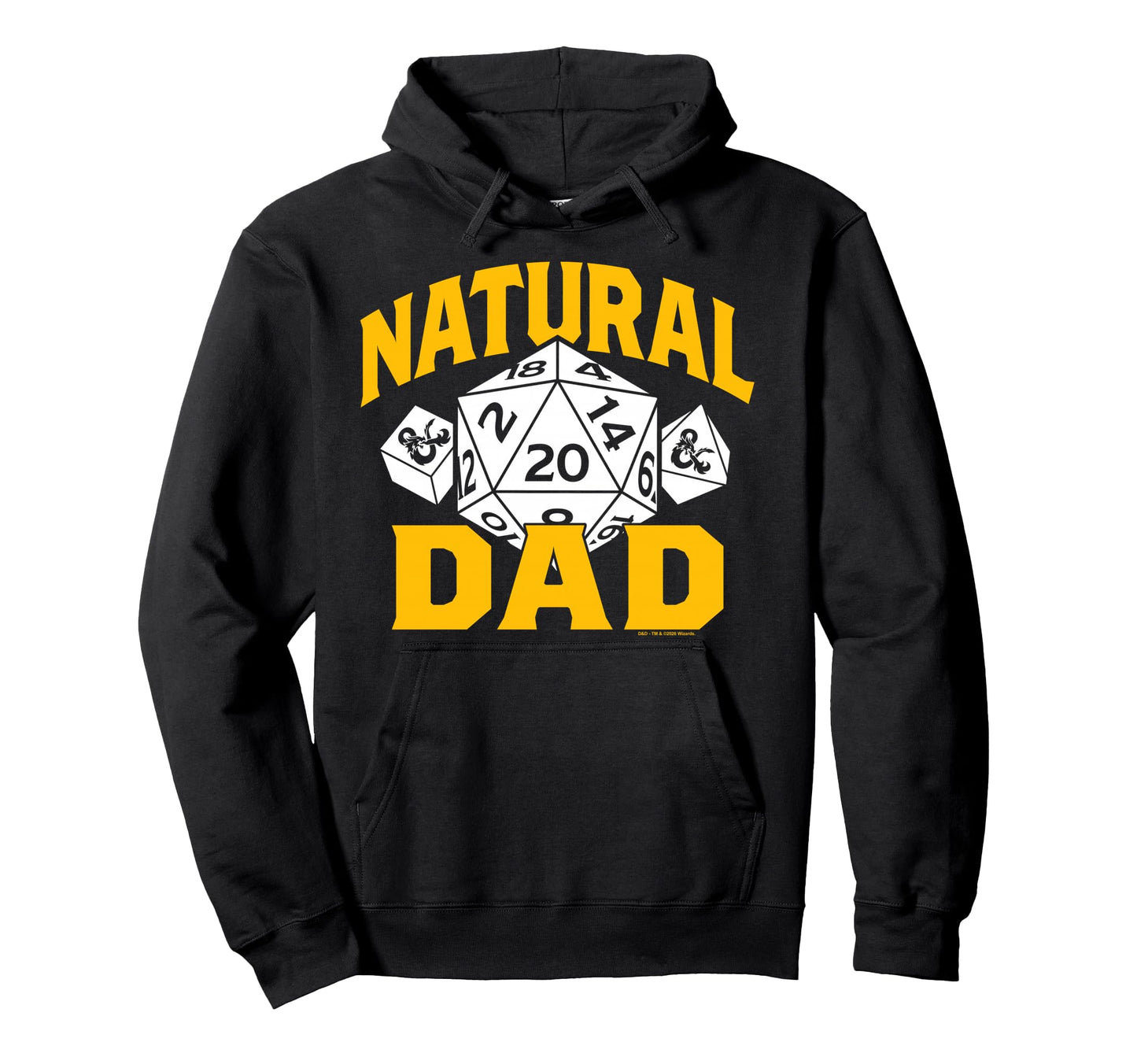 Dungeons Dragons Fathers Day Natural Hoodie - Casual Everyday Wear Unisex - T-Shirt, Sweatshirt, Hoodie