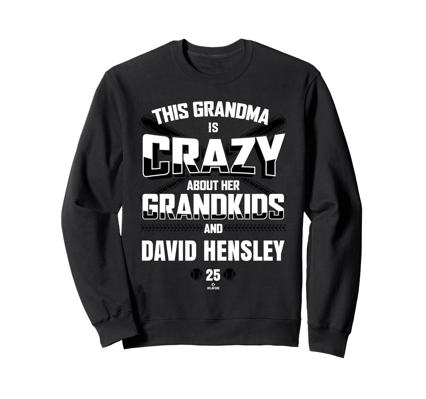 Grandma Crazy David Hensley Miami Sweatshirt - Streetwear Style for Adults - T-Shirt, Sweatshirt, Hoodie