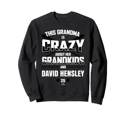 Grandma Crazy David Hensley Miami Sweatshirt - Streetwear Style for Adults - T-Shirt, Sweatshirt, Hoodie
